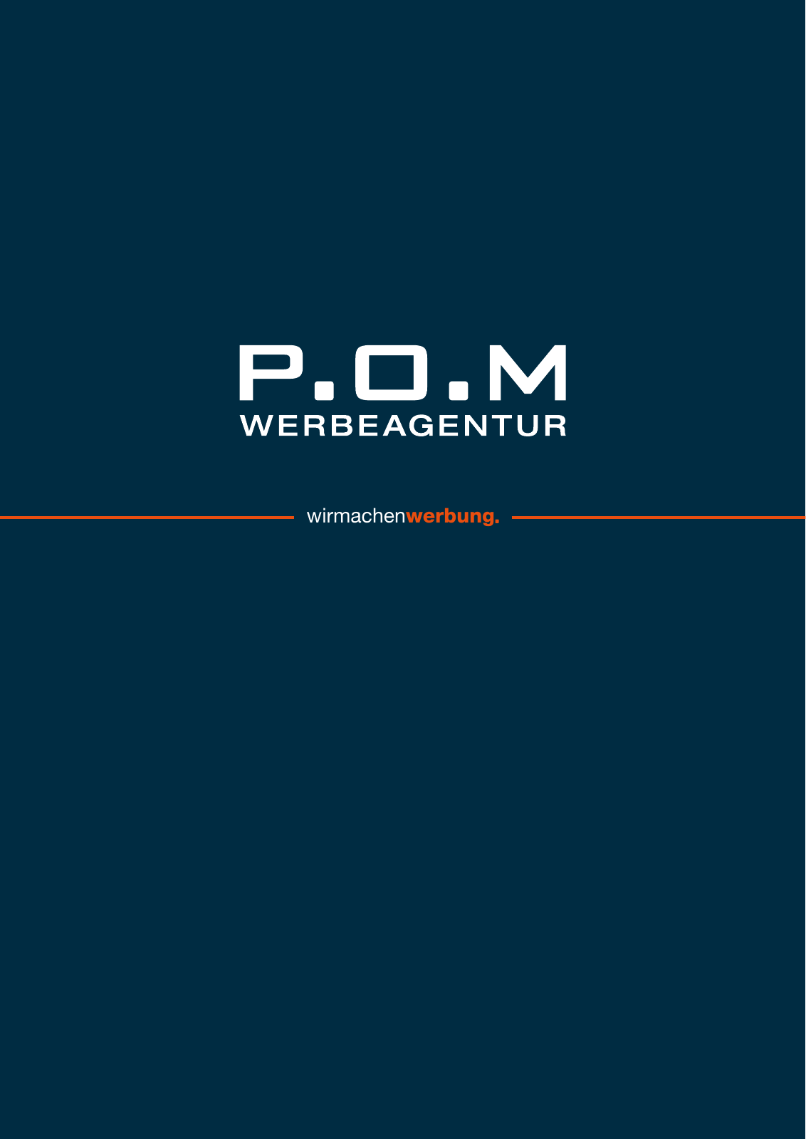 Vorschau P.O.M Imagebroschüre Seite 1