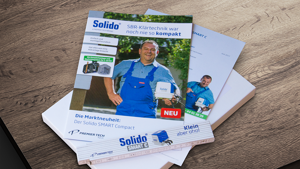 Mailing mit Meterstab
