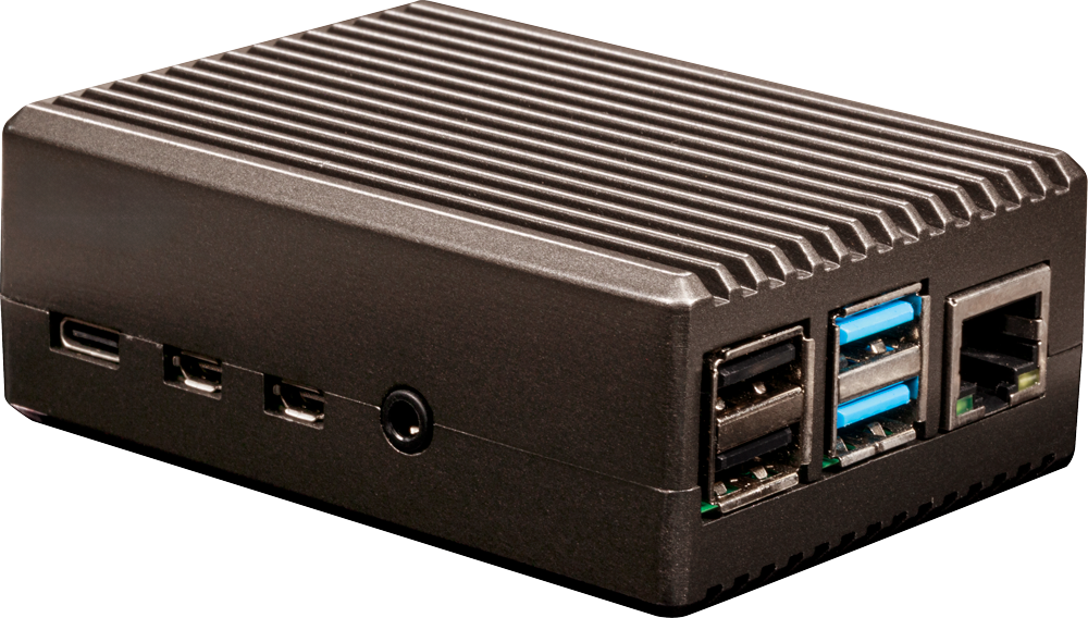 Rasberry Gerät im Close-Up